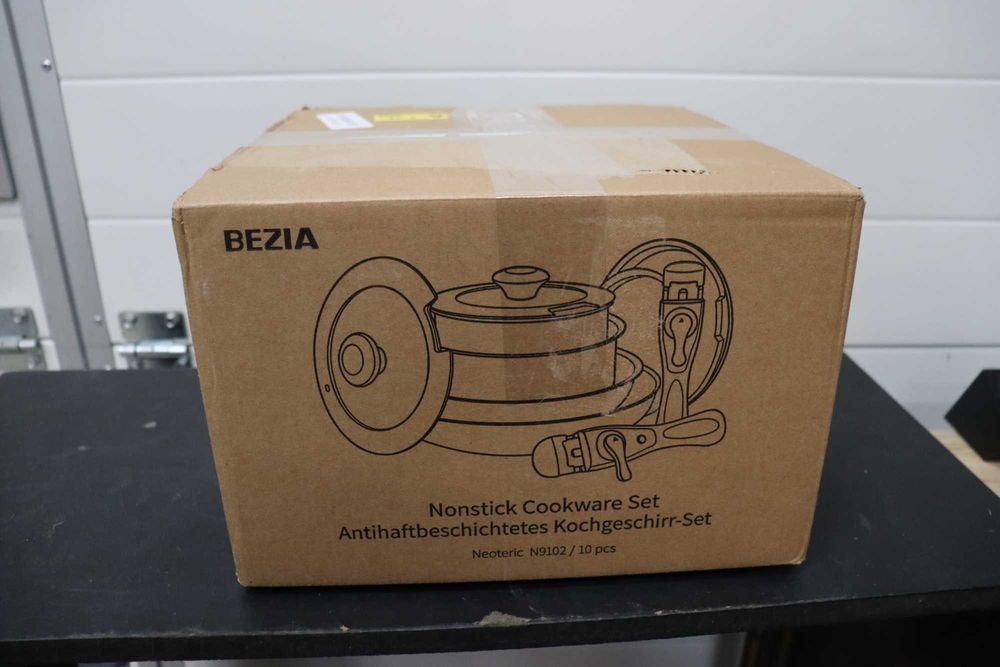 Комплект индукционни съдове за готвене BEZIA 10 части, незал. покритие