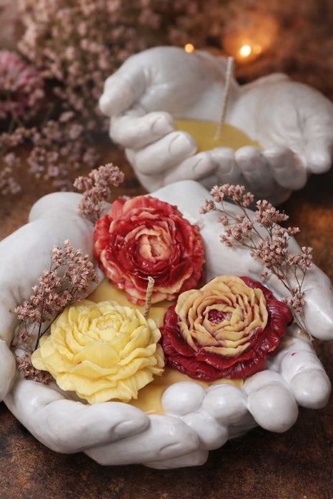 Подаръци за 8март! Ръчно изработени свещи