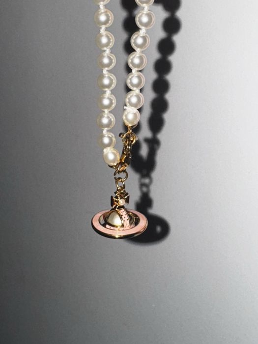 Vivienne Westwood pearl choker gold hardware, чисто нов, неносен