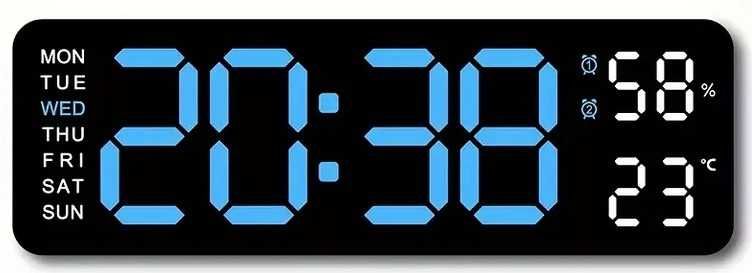 Голям LED Часовник