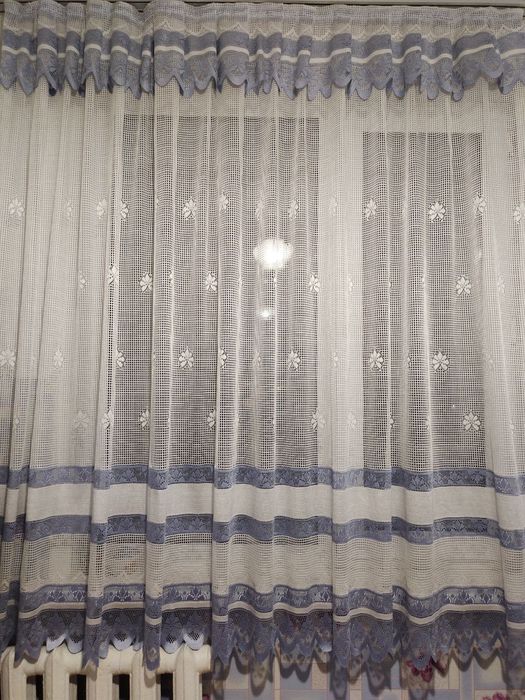 Тюль, короткий на кухню, размер 1.5×1.5