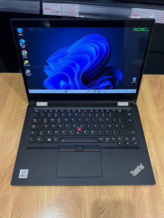 Като нов! Лаптоп Lenovo X13 Yoga touch i5/8GB RAM/256 NVMe, 3 м. гар.