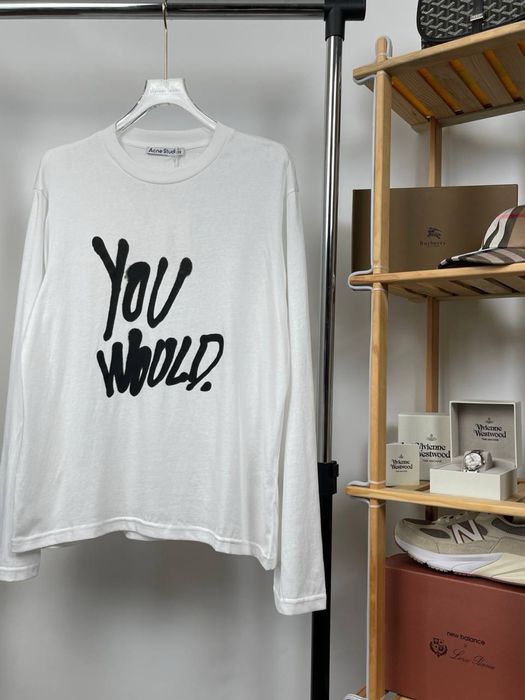 Acne Studios White Long Sleeve ( S M L XL )