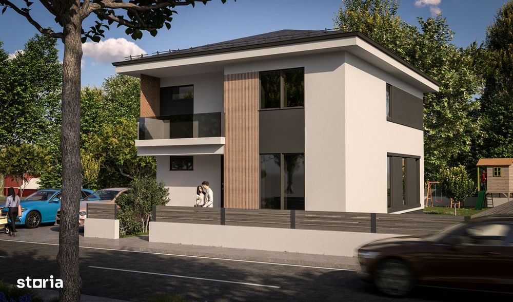 Casa individuala - 7 minute centura - 5 camere - 450 mp teren