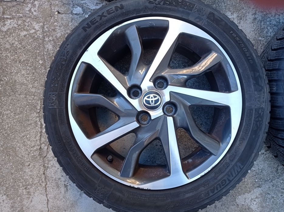16 4x100 TOYOTA YARIS Оригинални+Зимни Гуми -Внос от Австрия