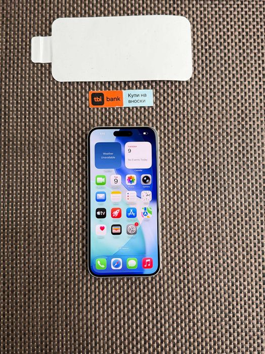 НОВ! iPhone 16 PLUS *Лизинг от 52лв/м / 128Gb бял / white  Гаранция!