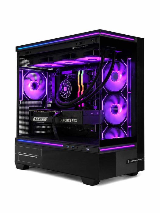 Чисто нов! RTX 5080, Ryzen 7 9800X3D, 32 GB RAM Геймърски компютър!