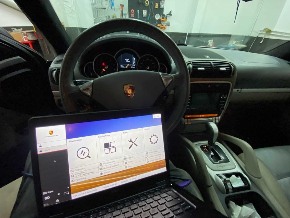 Диагностика, програмиране, кодиране и адаптация с PORSCHE PIWIS 3