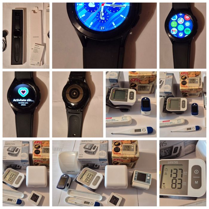 Ceas Smartwatch Samsung Galaxy Watch-4 Classic+accesorii/dispozitive