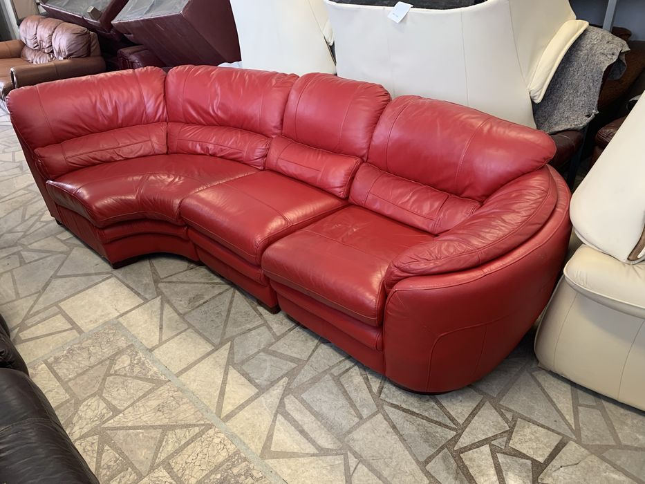 Ъглова холна гарнитура ест кожа