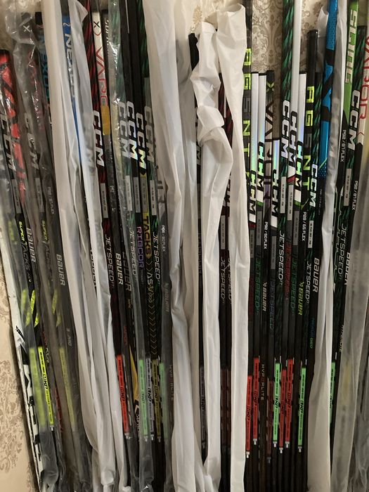 Хоккейные клюшки bauer, ccm, warrior, true и заряд