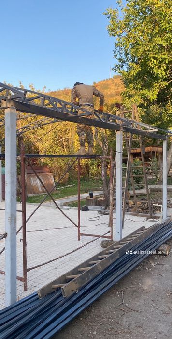 Варота навес забор перила