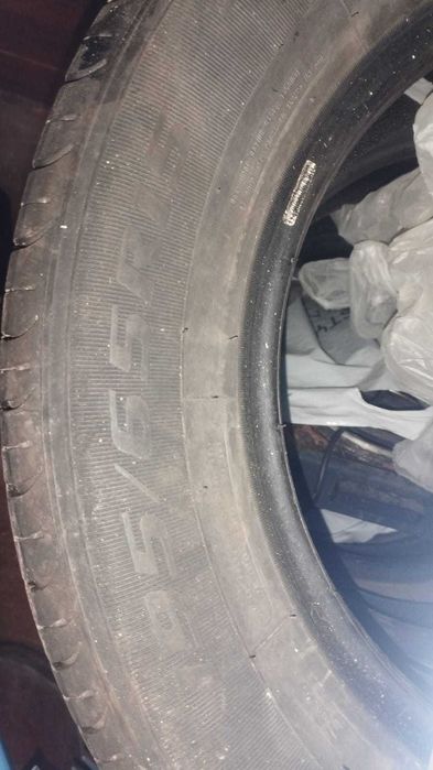 Летняя резина на авто.