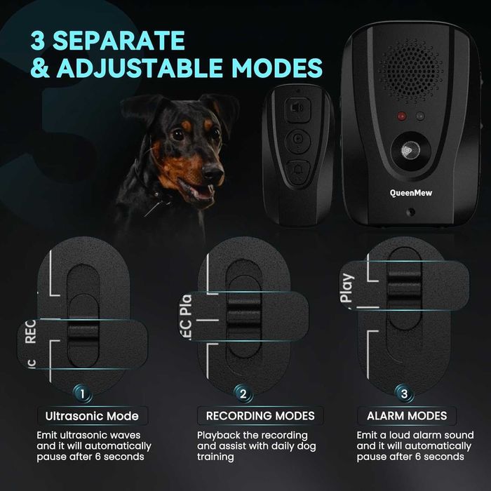 Устройство против лай Bubbacare с дистанционно, 2 в 1