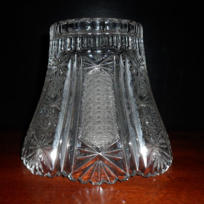 Fructieră mare din cristal Bohemia.