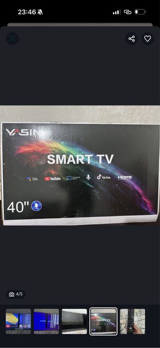 Продам телевизор Yasin Smart