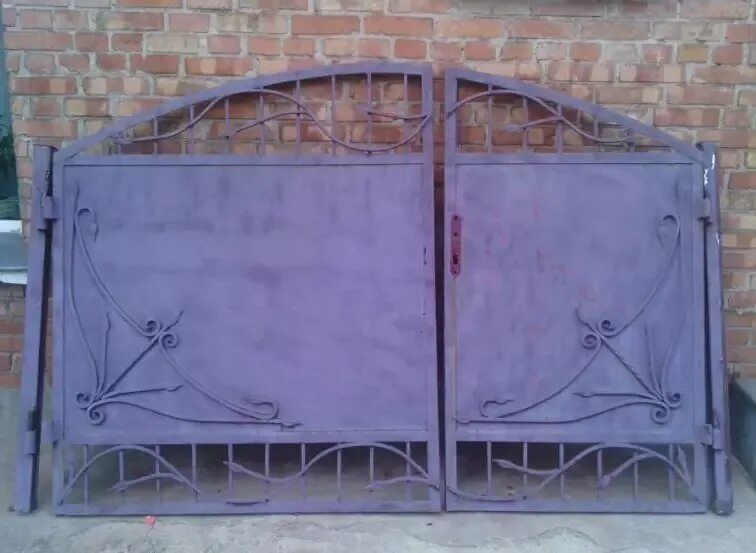 Ворота железные  с калиткой