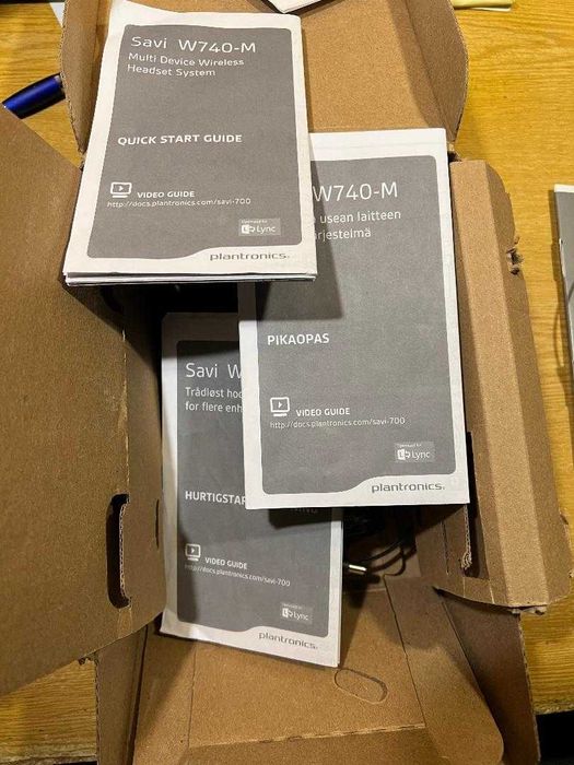 Vand casti Plantronics SAVI 740 3in 1 wireless , noi