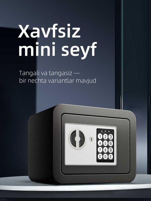 Mini seyf /  Металичесский мини сейф \ Elektron seyf \ капилка