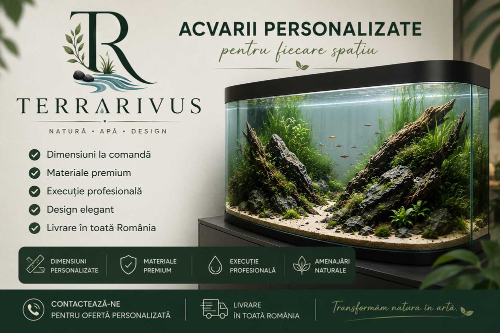 Acvarii la comandă | Dimensiuni personalizate