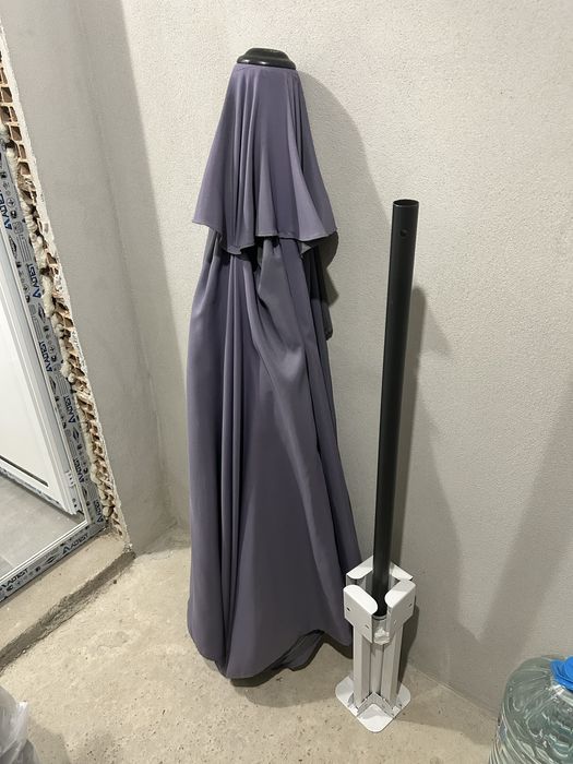 Чадър за балкон половинка + стойка