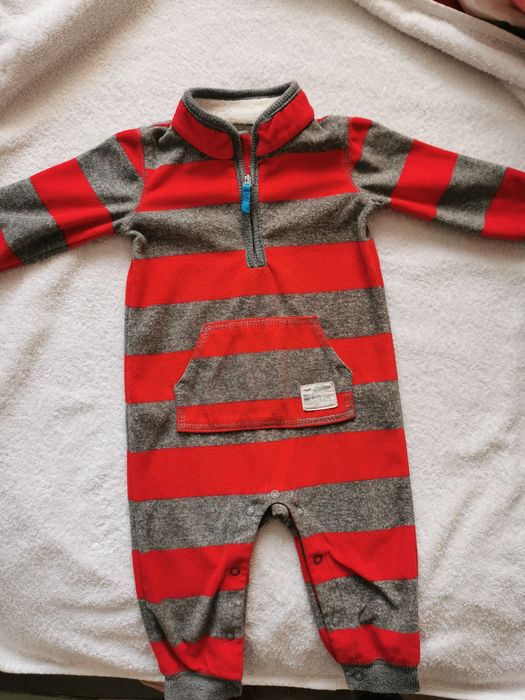 Salopete din fleece pentru bebelusi