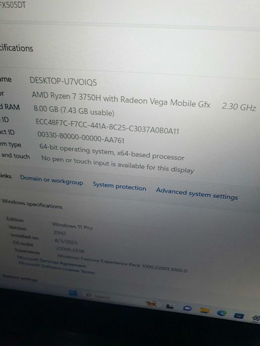 Placa Baza Asus FX505D FX505DD FX505DT FX705DT FX95D FX95DT R7 3750H