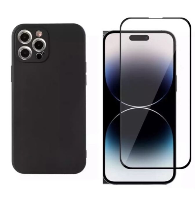 Iphone 14/15/16E/PRO/MAX/PLUS Husa TPU Case 0.2MM + Folie Sticla Safe