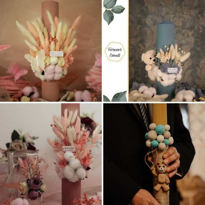 Lumanare Botez personalizabila