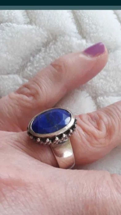 Inel argint cu lapis lazuli