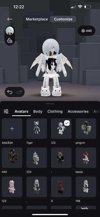 Донатерский акк в роблоксе с войсом и 440 рб