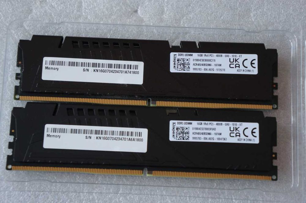 Памет Kingston Fury Beast 2X16GB kit DDR5 4800 MHz