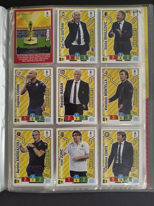 Colecție Adrenalyn XL + album 2019-20: +563 Carduri MINT (Fără dubluri) Trofeo | Handanovic Top Player | Seturi Complete