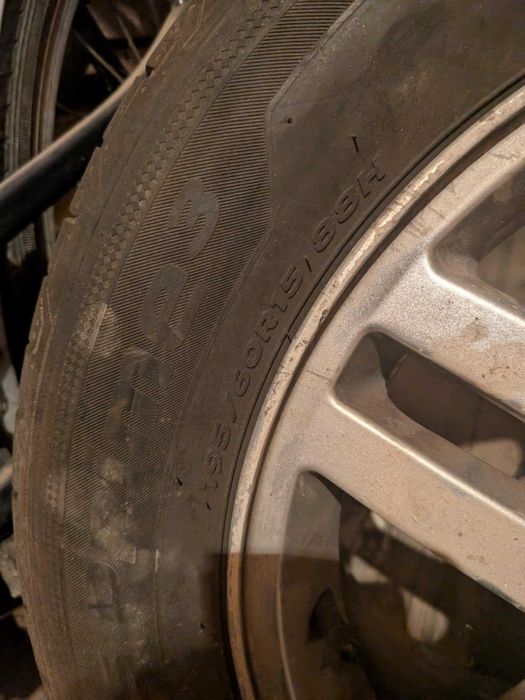 Jante aliaj plus cauciucuri 195 60 r15