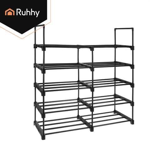 Метална етажерка за обувки / Поставка за обувки / Рафт за обувки