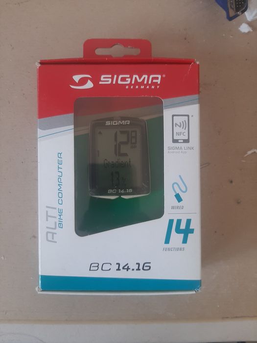 SIGMA bike computer BC 14.16 ciclocomputer virezometru