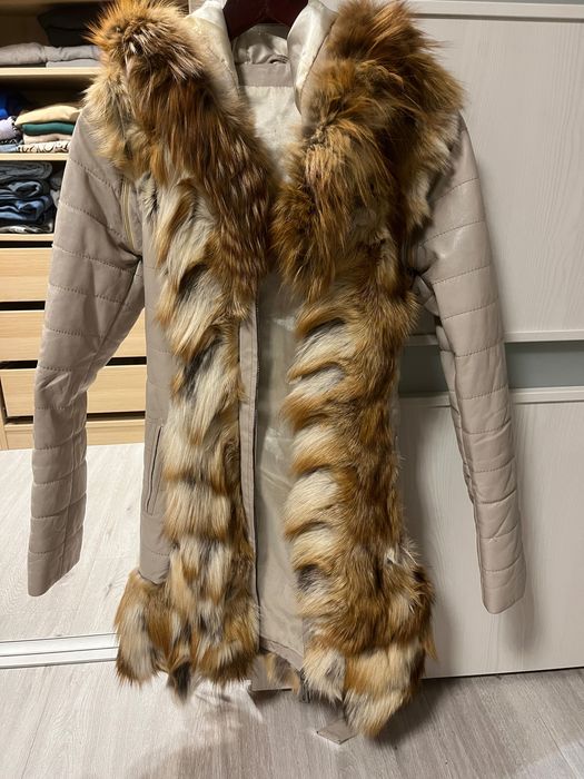 Палто от естествен косъм С размер