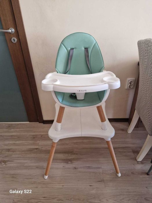 Столче за хранене 3 в 1 KikkaBoo - Multi, Mint