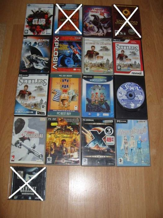 Игри за Компютър, PC Част 1 - 5 € за брой