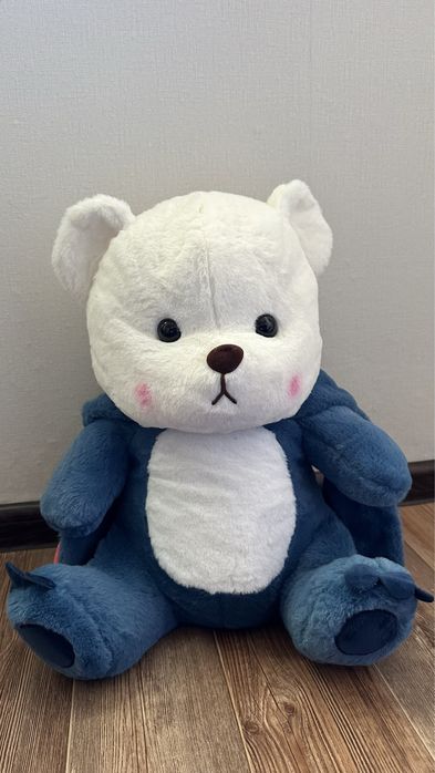 Мишка стич с копюшоном