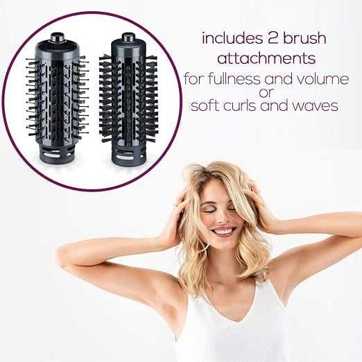 Сешоар-четка за коса с горещ въздух Beurer HT 80 , черна