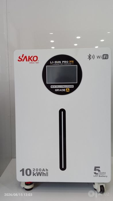 Sako 10kW litiy temir fasfat akumlyatori