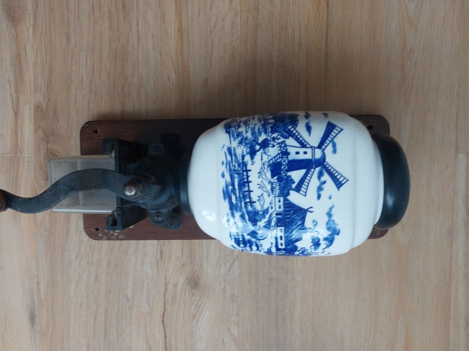 Accesoriu decorațiune înfrumusețare ceramica lemn Olanda Delft 1960