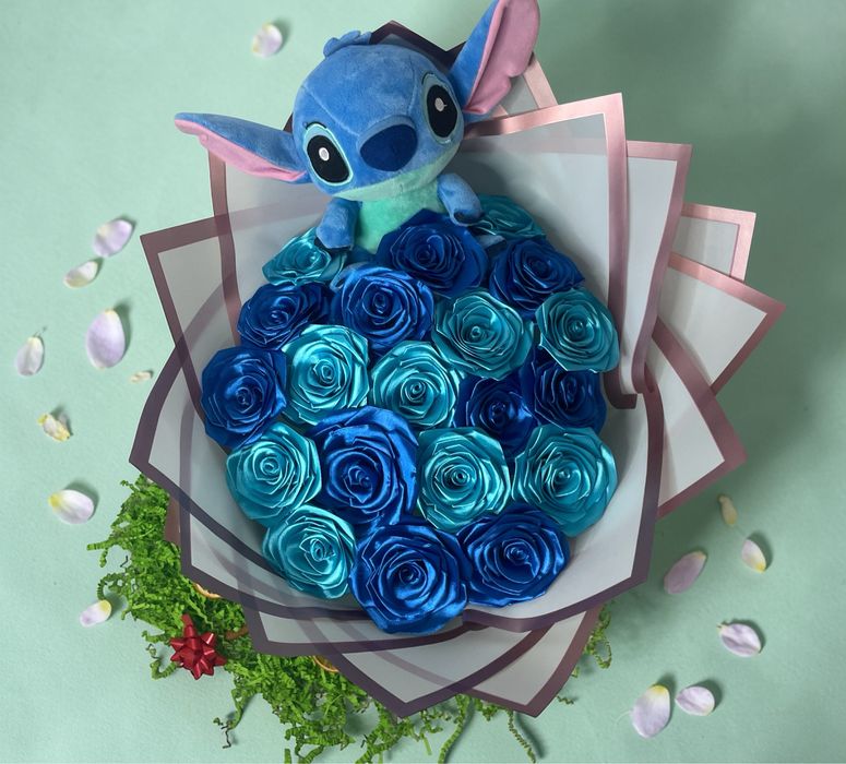 Buchete din sapun si satin(reducere 100 trandafiri 200 lei,51-150)