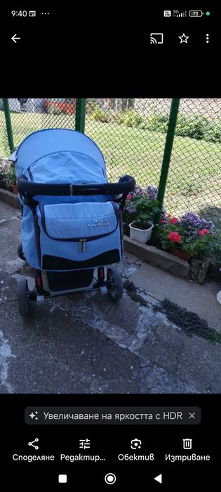 Комбинирана бебешка количка 2 в1