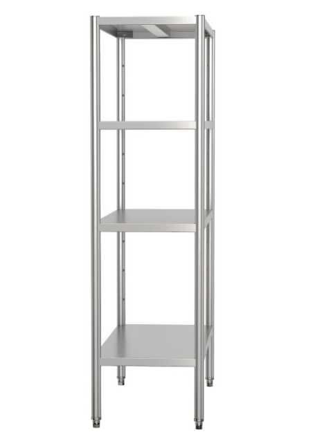 Raft din inox cu 4 polite ,etajera din inox cu 4 polite Diferite dimen