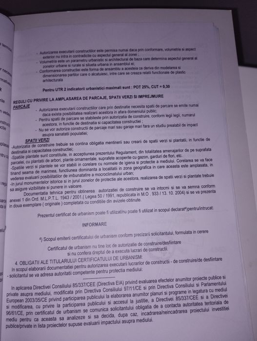 Teren Intravilan suprafața 1646mp