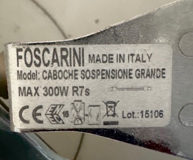 Оригинална италианска дизайнерска лампа Foscarini Caboche