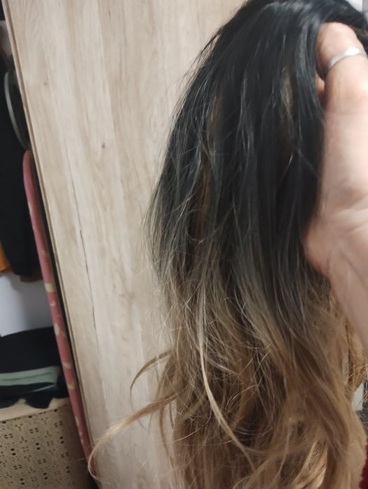 Perucă blonda lunga