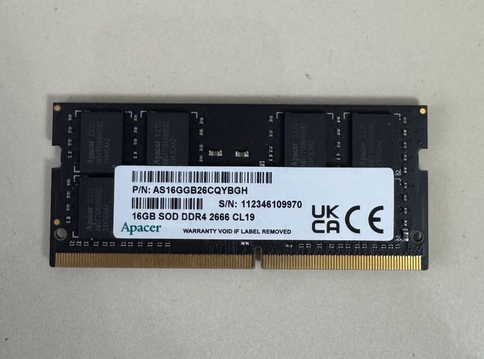 Оперативная память от ноута ddr4